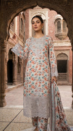 Embroidered lawn 3PC DP 0122