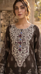 Embroidered lawn 3PC DP 0121