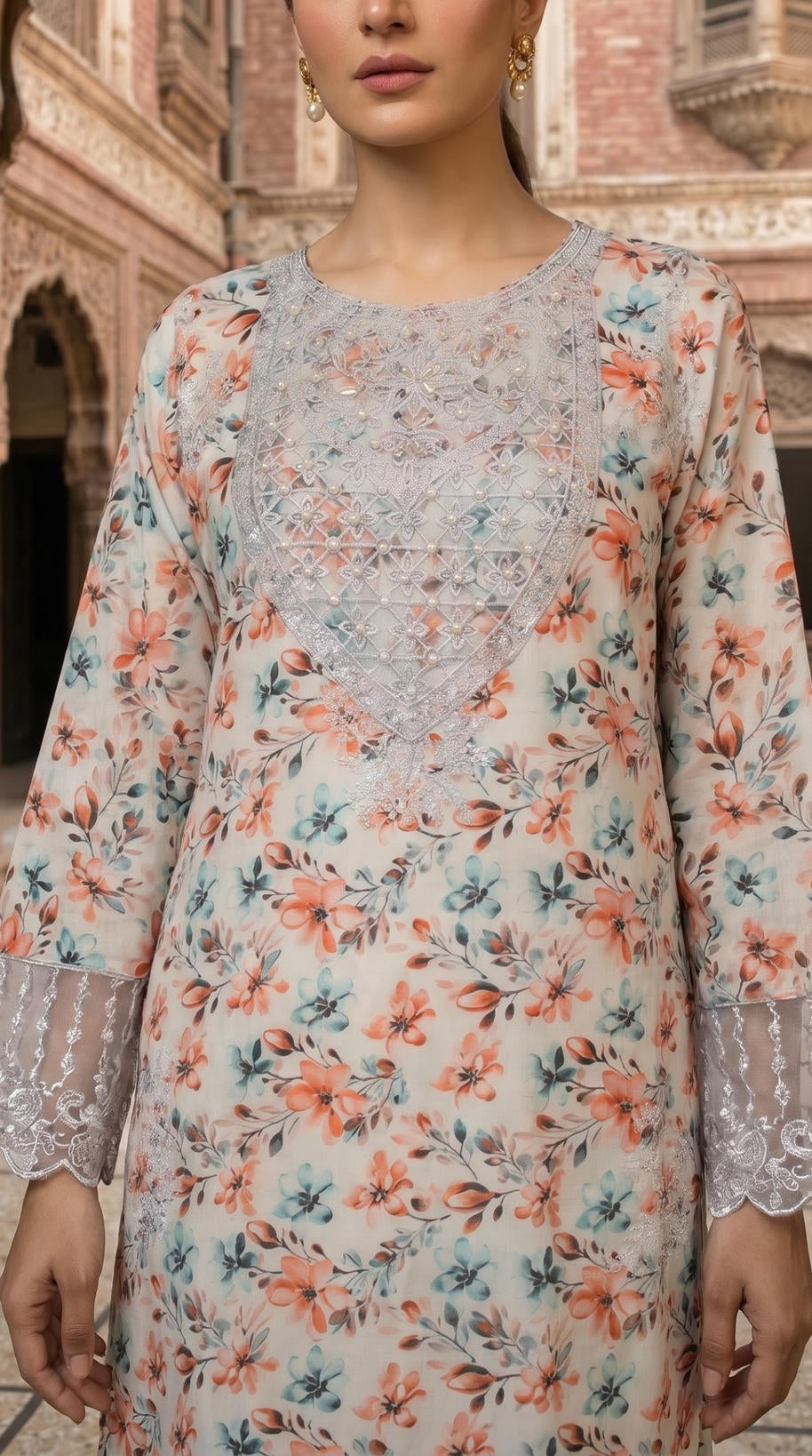 Embroidered lawn 3PC DP 0122