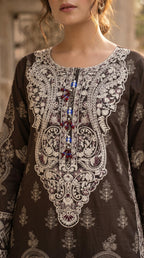 Embroidered lawn 3PC DP 0121