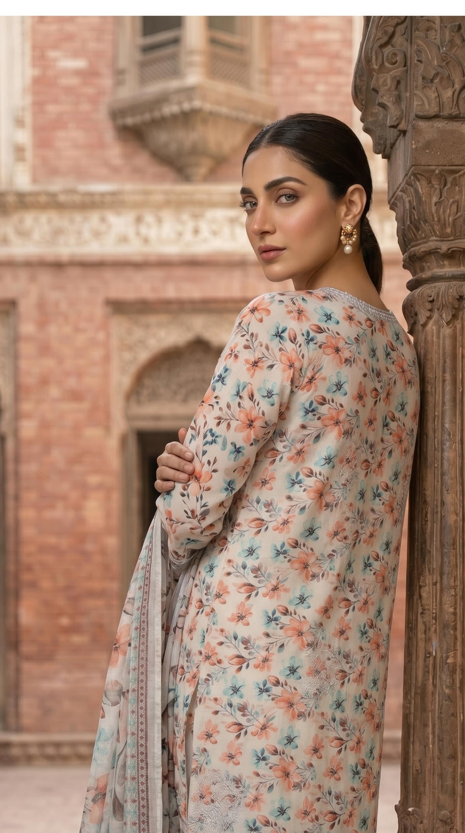 Embroidered lawn 3PC DP 0122