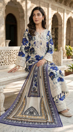 Printed lawn 3 PC DL0061