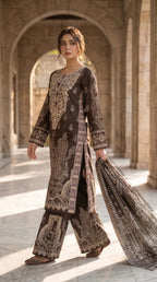 Embroidered lawn 3PC DP 0121