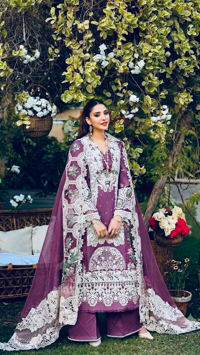 Luxury Unstitched3 PC UN0013