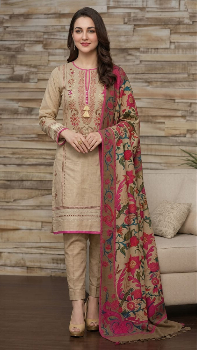 Embroidered Lawn Unstitched 3PC UN0020