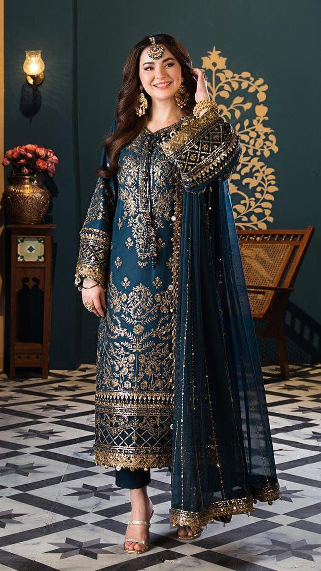 Luxury Cotton Unstitched 3PC CU0031