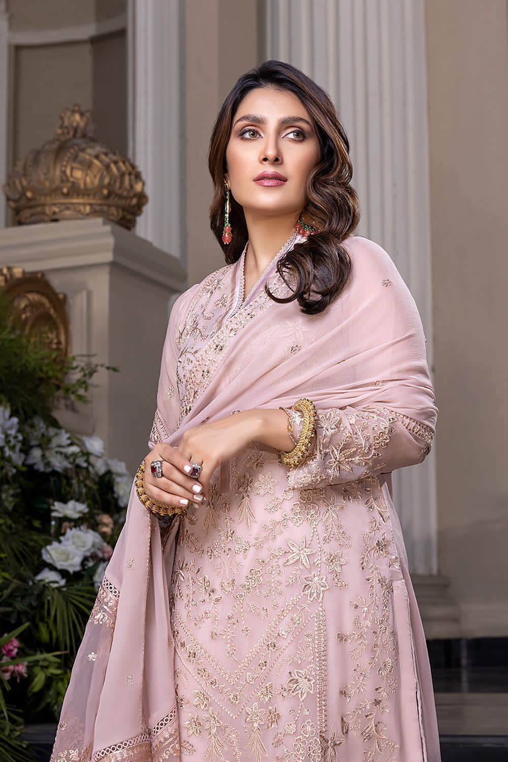 Luxury Chiffon Unstitched 3PC CU0012